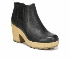Best deal 👍 Women's Dr. Scholls Wild About Heeled Booties Black Leather 🛒 -London Rag Sales Store 2 329