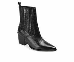 Best Pirce 🧨 Women's Journee Signature Markka Booties Black 🥰 -London Rag Sales Store 2 356