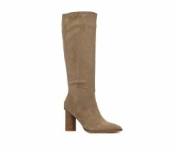 Cheapest 😍 Women's Torgeis Treasure Knee High Heeled 🥾 Boots Camel 😍 -London Rag Sales Store 2 379