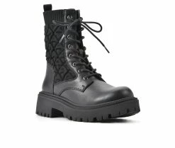 Cheapest 🥰 Women's White Mountain Shayne Lace Up Booties Black ✨ -London Rag Sales Store 2 398