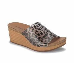 Buy 💯 Women's Baretraps Yalissa Wedge 🩴 Sandals Brown 💯 -London Rag Sales Store 2 553