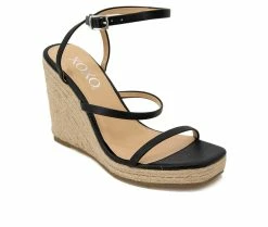 Outlet ๐ Women's XOXO Uliana Espadrille Wedge ๐ฉด Sandals Black ๐ฏ 8 Outlet ๐ Women's XOXO Uliana Espadrille Wedge ๐ฉด Sandals Black ๐ฏ -London Rag Sales Store 2 567