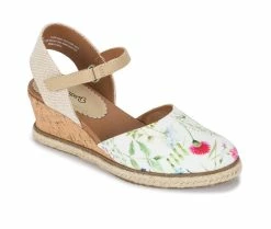 Best reviews of 🔥 Women's Baretraps Ocean Closed Toe Wedge 🩴 Sandals Wht Multi Flwr 😍 -London Rag Sales Store 2 575