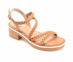 Flash Sale 🎁 Women's Journee Collection Taralie 👗 Dress 🩴 Sandals Tan ⌛ -London Rag Sales Store 2 58