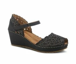 Promo 😉 Women's Patrizia Gennina Wedges Black 🎉 -London Rag Sales Store 2 587