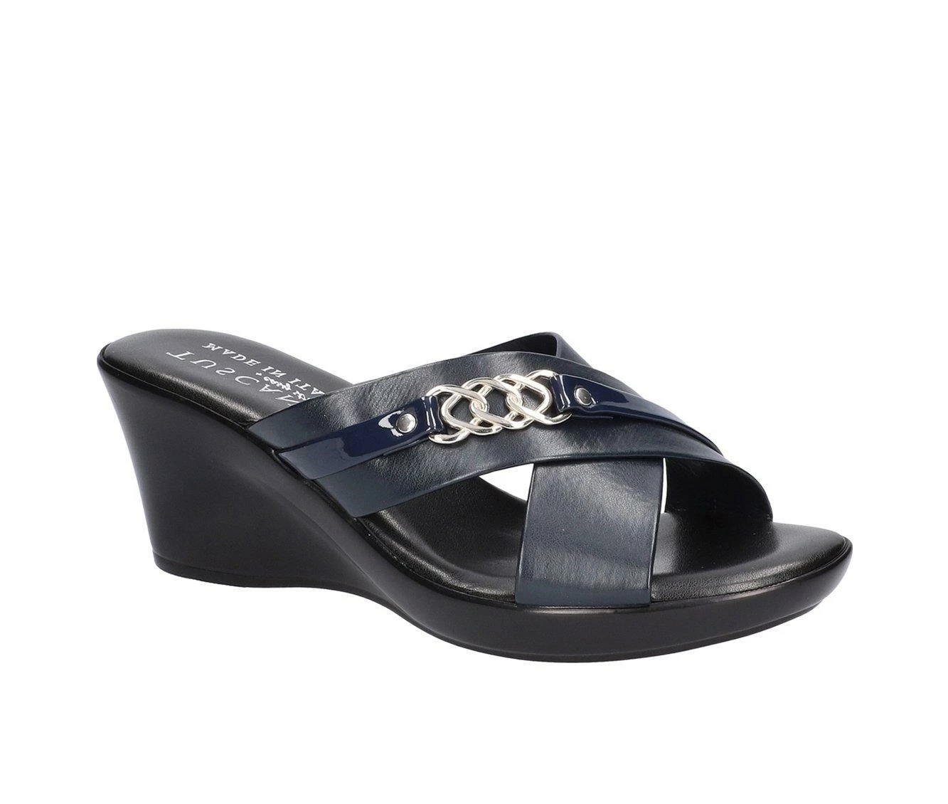 Coupon ๐ Women's TUSCANY BY EASY STREET Maggia Wedge ๐ฉด Sandals Navy ๐ 3 Coupon ๐ Women's TUSCANY BY EASY STREET Maggia Wedge ๐ฉด Sandals Navy ๐ - Image 3
