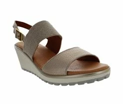 New 🔔 Women's Bernie Mev GI02 Wedge 🩴 Sandals Nude ❤️ -London Rag Sales Store 2 608