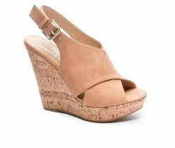 Top 10 ✨ Women's Chinese Laundry Myya Wedges Camel 🤩 -London Rag Sales Store 2 615