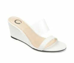 Cheap ❤️ Women's Journee Collection Angelina 👗 Dress Wedges White ✔️ 8 Cheap ❤️ Women's Journee Collection Angelina 👗 Dress Wedges White ✔️ -London Rag Sales Store 2 621