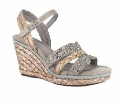Deals 🎁 Women's Impo Ossie Wedge 🩴 Sandals Simply Taupe ❤️ -London Rag Sales Store 2 622