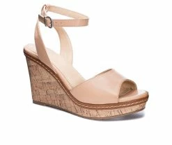 Best Pirce 👍 Women's CL By Laundry Booming Wedges Dark Nude ⌛ -London Rag Sales Store 2 635