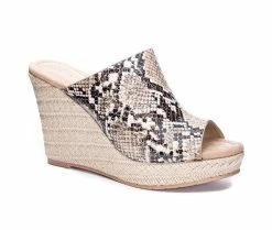 Cheapest ✔️ Women's CL By Laundry Billions Platform Wedges Beige 🔥 -London Rag Sales Store 2 637
