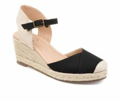 Best Pirce 😉 Women's Journee Collection Ashlyn Espadrille Wedges Black ✔️ -London Rag Sales Store 2 651