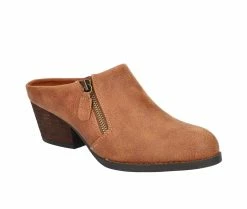 Best Pirce 🎁 Women's Bella Vita Carlene Mule Booties Caramel 😀 -London Rag Sales Store 2 66