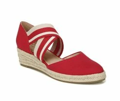 Best Sale 🎉 Women's LifeStride Keaton Wedges Fire Red 🔥 -London Rag Sales Store 2 662