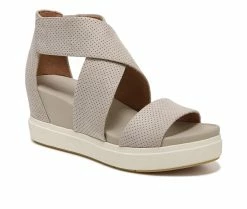 Wholesale 👏 Women's Dr. Scholls Sheena Wedge 🩴 Sandals Oyster Beige 👍 -London Rag Sales Store 2 677