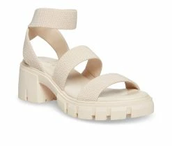 New 😀 Women's Madden Girl Haley Lugged 🩴 Sandals Bone ⌛ -London Rag Sales Store 2 68