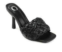 Cheap 🔔 Women's Journee Collection Raquelah 👗 Dress 🩴 Sandals Black ⌛ -London Rag Sales Store 2 746