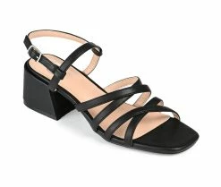 Flash Sale 🔥 Women's Journee Collection Kempsy 👗 Dress 🩴 Sandals Black ⭐ -London Rag Sales Store 2 80