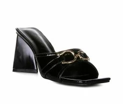 Coupon 🤩 Women's London Rag Salisbury 👗 Dress 🩴 Sandals Black 🔥 -London Rag Sales Store 2 823