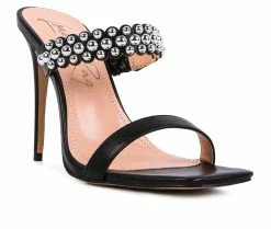 Best Pirce 🤩 Women's London Rag Bandy 👗 Dress 🩴 Sandals Black 🛒 -London Rag Sales Store 2 846