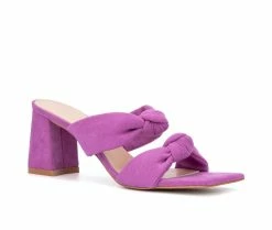 New 🤩 Women's Torgeis Flamingo 👗 Dress 🩴 Sandals Purple 🤩 -London Rag Sales Store 2 912