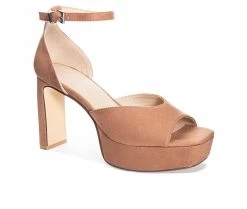 Best Pirce 💯 Women's Chinese Laundry Tiana 👗 Dress 🩴 Sandals Tan 🤩 -London Rag Sales Store 2 92