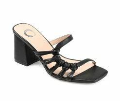 Cheapest 🛒 Women's Journee Collection Emory Heeled 🩴 Sandals Black 🤩 -London Rag Sales Store 2 94