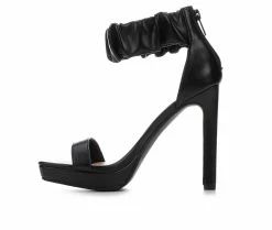 Discount ❤️ Women's Delicious Monique 👗 Dress 🩴 Sandals Black 🛒 -London Rag Sales Store 3 1055