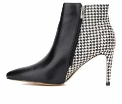 Best reviews of 👏 Women's New York And Company Emani Heeled Booties Black Pat 👏 -London Rag Sales Store 3 1071