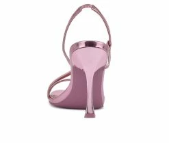 Hot Sale 🛒 Women's Nine West Isaw Stiletto 👗 Dress 🩴 Sandals Metallic Pink 🧨 -London Rag Sales Store 3 1132