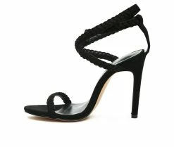 Top 10 ✔️ Women's London Rag Sherri Stiletto 👗 Dress 🩴 Sandals Black 🎁 -London Rag Sales Store 3 1165