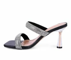 Best Pirce 👏 Women's London Rag Dolls 👗 Dress 🩴 Sandals Black 🧨 -London Rag Sales Store 3 1166