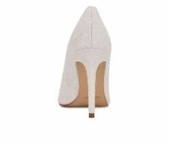 New 🔔 Women's Nine West Fresh Stiletto Pumps White Glitter 😍 9 New 🔔 Women's Nine West Fresh Stiletto Pumps White Glitter 😍 -London Rag Sales Store 3 1214
