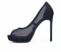 Buy ⌛ Women's Chinese Laundry Hallsy Peep Toe Stilettos Black ❤️ -London Rag Sales Store 3 1215
