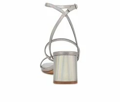 Wholesale ✔️ Women's Nine West Gali 👗 Dress 🩴 Sandals Irides Silver 🔥 -London Rag Sales Store 3 124