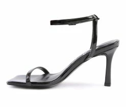 Coupon 🛒 Women's London Rag Fantasy Spool 👗 Dress 🩴 Sandals Black 🛒 -London Rag Sales Store 3 1277