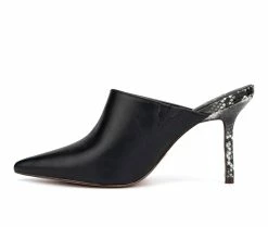 Deals 🎁 Women's New York And Company Carletta Mule Pumps Black 🌟 -London Rag Sales Store 3 1279