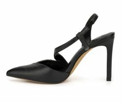 New 🌟 Women's New York And Company Lola Pumps Black/Silver 🥰 -London Rag Sales Store 3 1283