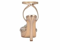 Cheapest 🔔 Women's Nine West Wowzz 👗 Dress 🩴 Sandals Light Bronze 👏 -London Rag Sales Store 3 136
