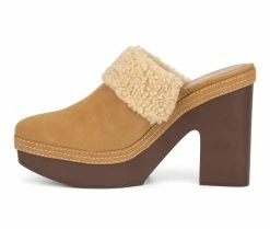 Brand new ⌛ Women's New York And Company Bailey Platform Clogs Tan 😍 -London Rag Sales Store 3 146