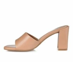 Promo ✔️ Women's Journee Collection Alisia 👗 Dress 🩴 Sandals Tan 🔥 -London Rag Sales Store 3 182