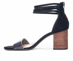 Budget 🎁 Women's Chinese Laundry Rylan 👗 Dress 🩴 Sandals Black ✔️ -London Rag Sales Store 3 185