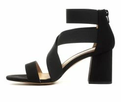 Discount ✔️ Women's London Rag Benicia 👗 Dress 🩴 Sandals Black 👍 -London Rag Sales Store 3 19