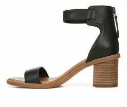 Cheapest 👍 Women's Zodiac Ilsa Heeled 🩴 Sandals Black 🥰 -London Rag Sales Store 3 207