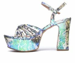 Deals 👍 Women's Chinese Laundry Doll Platform 👠 Heels Opal Multi 🌟 -London Rag Sales Store 3 208