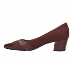 Best Sale ⭐ Women's Easy Street Elle Pumps Burgundy Suede 🤩 -London Rag Sales Store 3 228