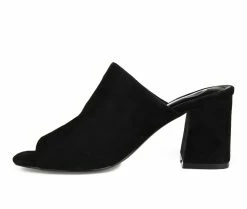 Brand new 🧨 Women's Journee Collection Adelaide Mule 👠 Heels Black 😉 -London Rag Sales Store 3 244
