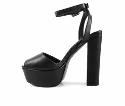 Deals ๐ Women's London Rag Roger Platform ๐ Dress ๐ฉด Sandals Black โญ 9 Deals ๐ Women's London Rag Roger Platform ๐ Dress ๐ฉด Sandals Black โญ -London Rag Sales Store 3 304