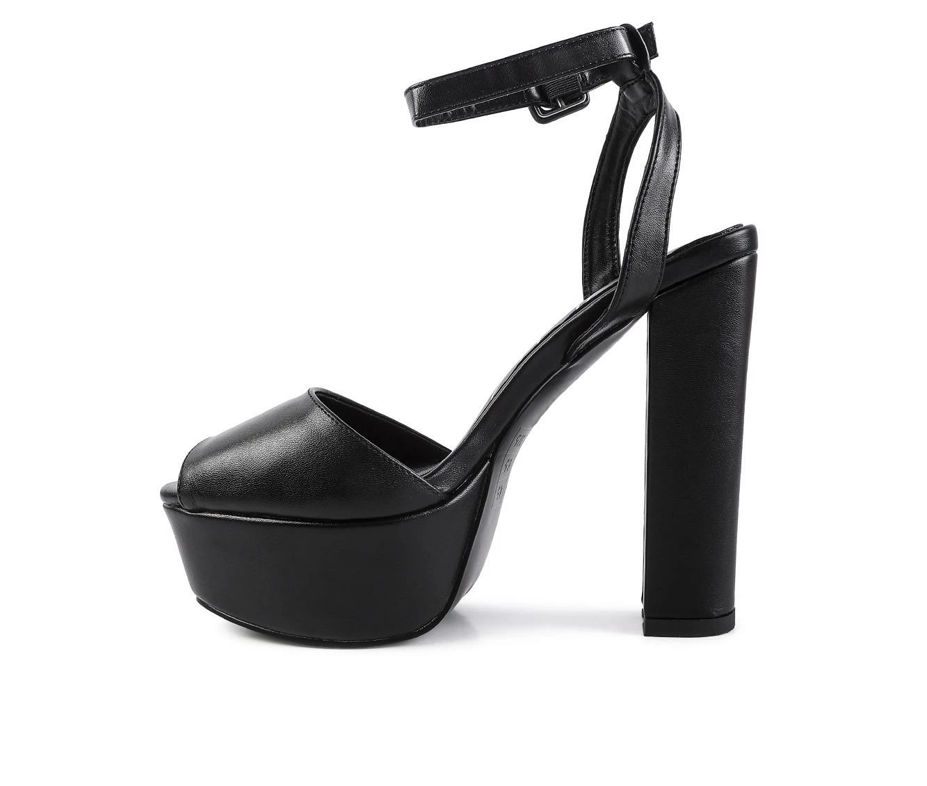 Deals ๐ Women's London Rag Roger Platform ๐ Dress ๐ฉด Sandals Black โญ 4 Deals ๐ Women's London Rag Roger Platform ๐ Dress ๐ฉด Sandals Black โญ - Image 4
